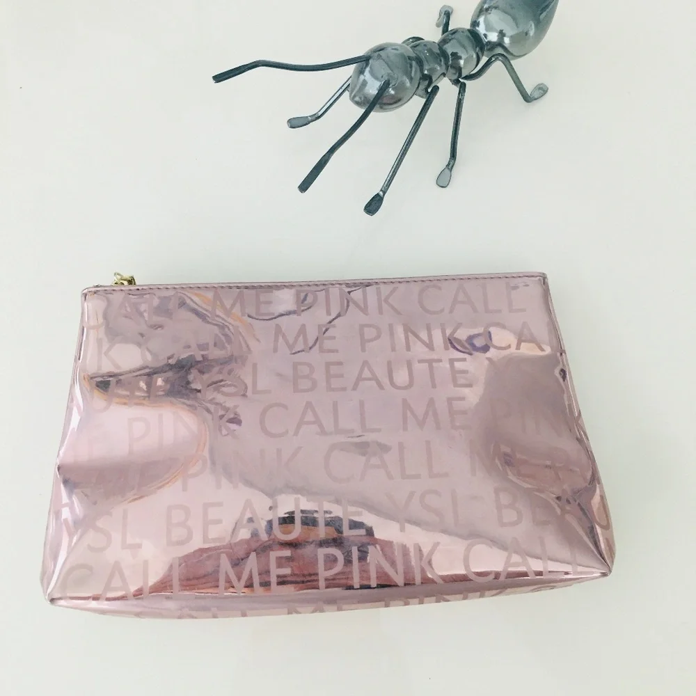 YVES SAINT LAURENT PROFESSIONAL MAKEUP BRUSHES SET & CASE COSMETIC BAG - Picture 3 of 16